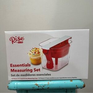 NEW Rise by Dash Essentials Measuring Set Red